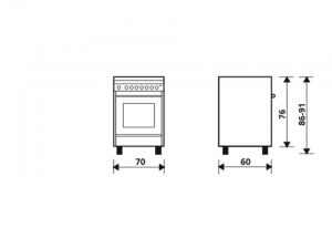 Fogão Glem Matrix 70cm | Design Premiado