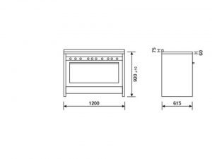 Fogão Glem MAGNIFICA | Design Sofisticado Aço Inoxidável